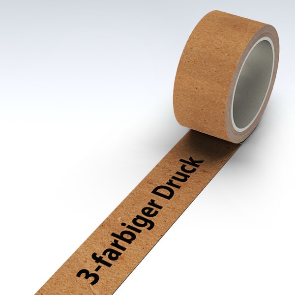Papier Klebeband bedrucken 3-farbig,50mm Breite