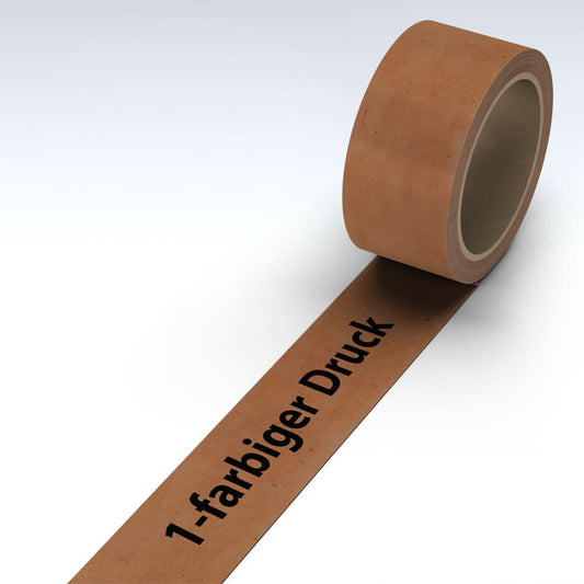 Papier Klebeband braun 1-farbig bedruckt individuell mit Ihrem Logo oder Motiv (2)